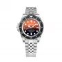 BOBROFF MAN BF0004iJ Relógio analógico de quartzo 42mm Mostrador preto Pulseira em pele genuína