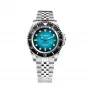 BOBROFF MAN BF0009-BFSTJ Relógio analógico de quartzo 44mm mostrador preto bracelete de pele