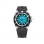 BOBROFF MAN BF0009-BFSTN relógio analógico de quartzo 44mm caixa de aço inoxidável mostrador preto bracelete de pele