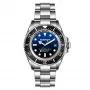 BOBROFF MAN BF003 Relógio de Quartzo Analógico 44mm Mostrador Preto Pulseira de Pele Genuína