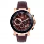 BOBROFF MAN BF1001M65 relógio analógico de quartzo 44mm mostrador preto bracelete de pele