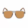 BOBROFF HOMEM BFG0003-C5 Óculos de sol retangulares UV400 Lente de policarbonato 56/17/145 mm