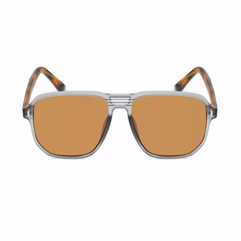 BOBROFF HOMEM BFG0003-C5 Óculos de sol retangulares UV400 Lente de policarbonato 56/17/145 mm