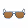 Óculos de sol BOBROFF MAN BFG0007-C4 - armação retangular em acetato com proteção UV400 - 55/15/143 mm