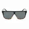 BOBROFF Óculos de sol de homem BFG0032-G11P, retangulares, polarizados - preto/cinzento
