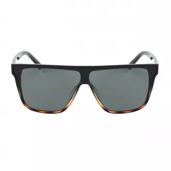 BOBROFF Óculos de sol de homem BFG0032-G11P, retangulares, polarizados - preto/cinzento