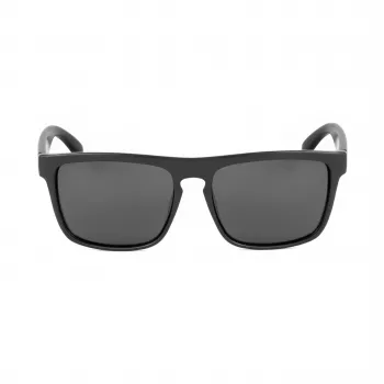 BOBROFF Óculos de Sol Retangulares Polarizados de Homem BFG0033-S05P - Armação Preta, Lentes Cinzentas, 57-18-138 mm