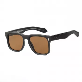 Óculos de sol de homem BOBROFF com design quadrado BFG0016-C2 52mm preto