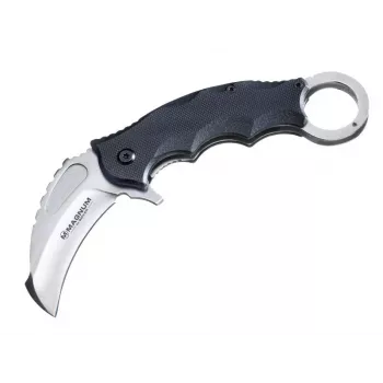 Faca dobrável Boker Magnum Alpha Kilo lâmina drop-point em aço inoxidável 440A cabo G-10 linerlock
