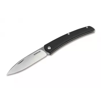 Faca EDC Boker Magnum Long Lead 01SC080 - lâmina drop-point 440A, cabo G-10, linerlock