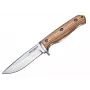 Faca dobrável Boker Magnum Zebra Drop 02SC337, lâmina drop-point em aço inoxidável 440A, cabo em madeira de zebrano, Liner Lock, faca de bolso EDC