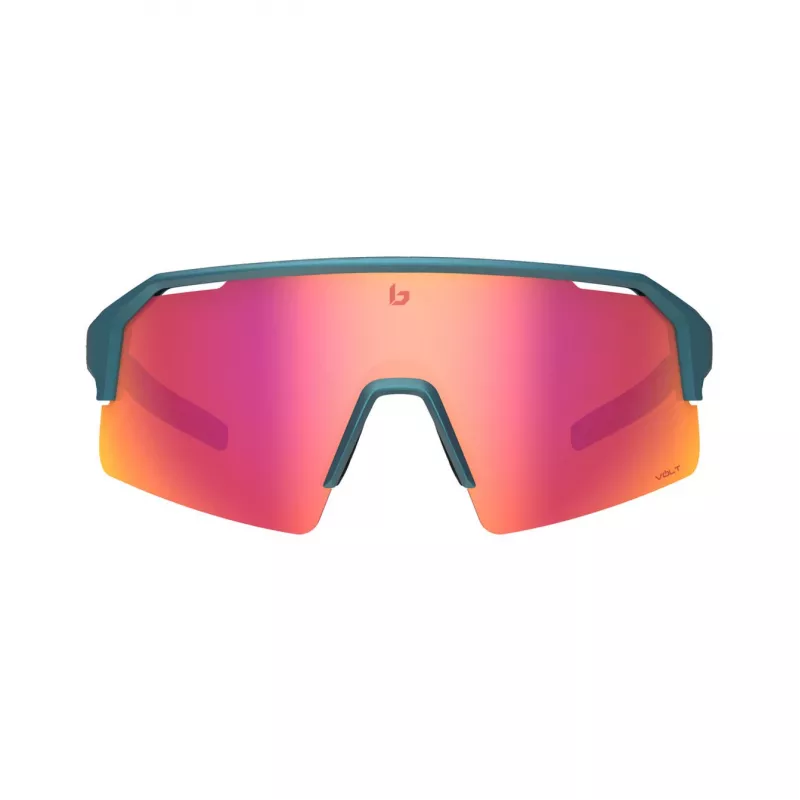 Óculos de sol unissexo Bolle BS005007 - armação preta mate, lente TNS Gun - largura da lente 64 mm
