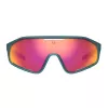 Óculos desportivos Bolle BS010009 unissexo - armação de nylon preta, lentes de policarbonato cinzentas, proteção UV400