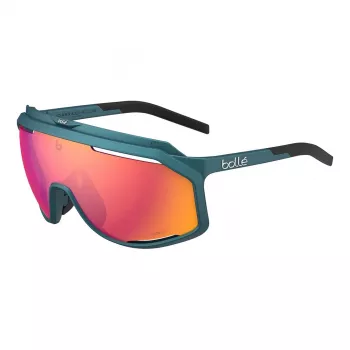 Óculos de sol unissexo Bolle BS018011 preto mate TNS lente cinzenta