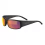 Óculos de sol unissexo Bolle BS026006 - armação preta mate, lentes cinzentas, 63/17/130 mm