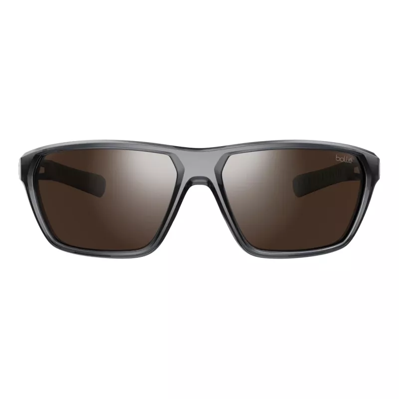 Óculos desportivos BOLLE BS045002-S unissexo - armação preta mate, lentes cinzentas fumadas, 63/15/130 mm