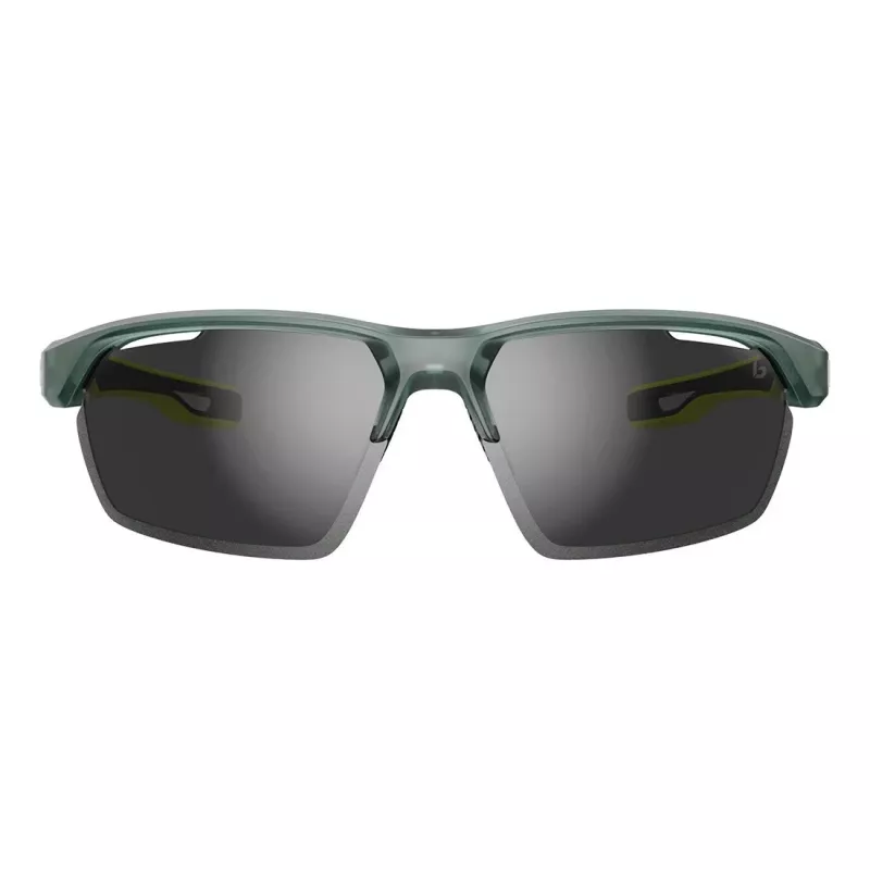 Óculos de sol desportivos unissexo Bolle BS058006-S com lentes de policarbonato, proteção UV400, 66 mm de largura da lente