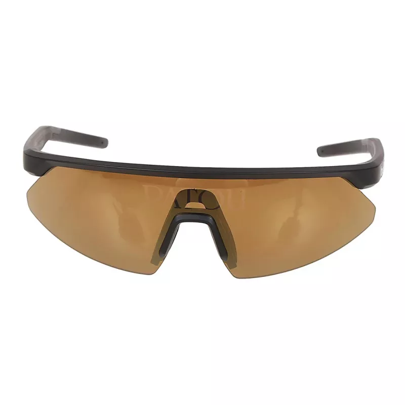 Óculos de sol shield unissexo Bolle SP0080160999B com lente Volt+ Ruby, armação preta mate