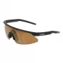 Óculos de sol shield unissexo Bolle SP0080160999B com lente Volt+ Ruby, armação preta mate
