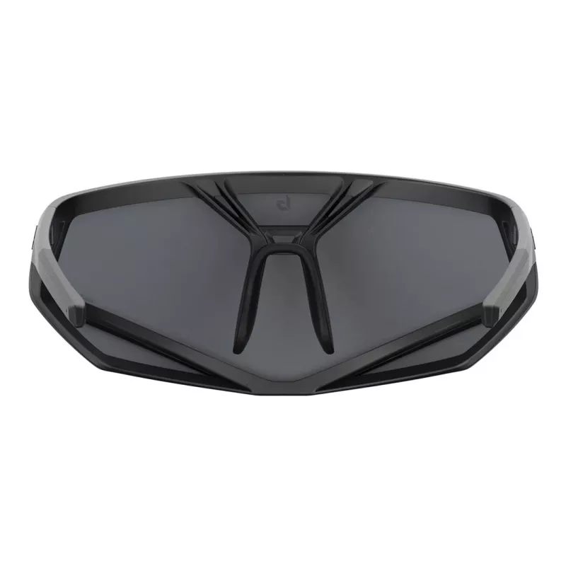 Óculos de sol unissexo Bolle BS033002 - armação preta mate, lentes cinzentas, 155 mm