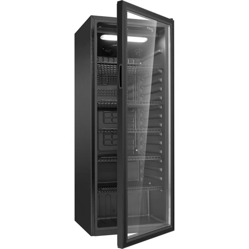 Bomann KSG 7292 Frigorífico com Porta de Vidro 143 cm Branco
