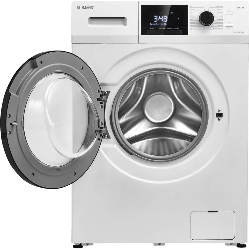 Máquina de lavar roupa de carregamento frontal BOMANN WA 7111, 7 kg, 1400 rpm, branco