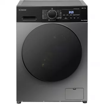 Máquina de waffles BOMANN WA 7112 Titan, titânio/preto