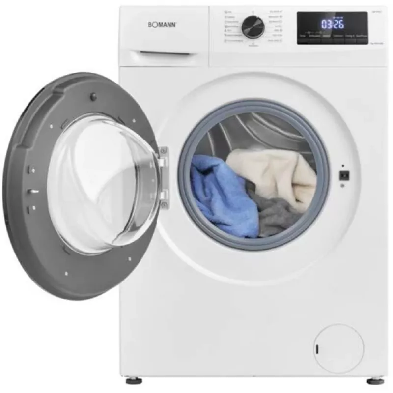 BOMANN WA 7175.1 Máquina de waffles, branco/preto