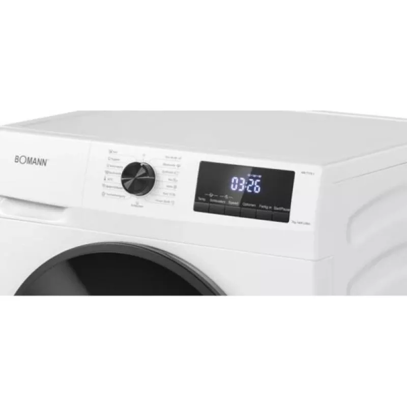 BOMANN WA 7175.1 Máquina de waffles, branco/preto