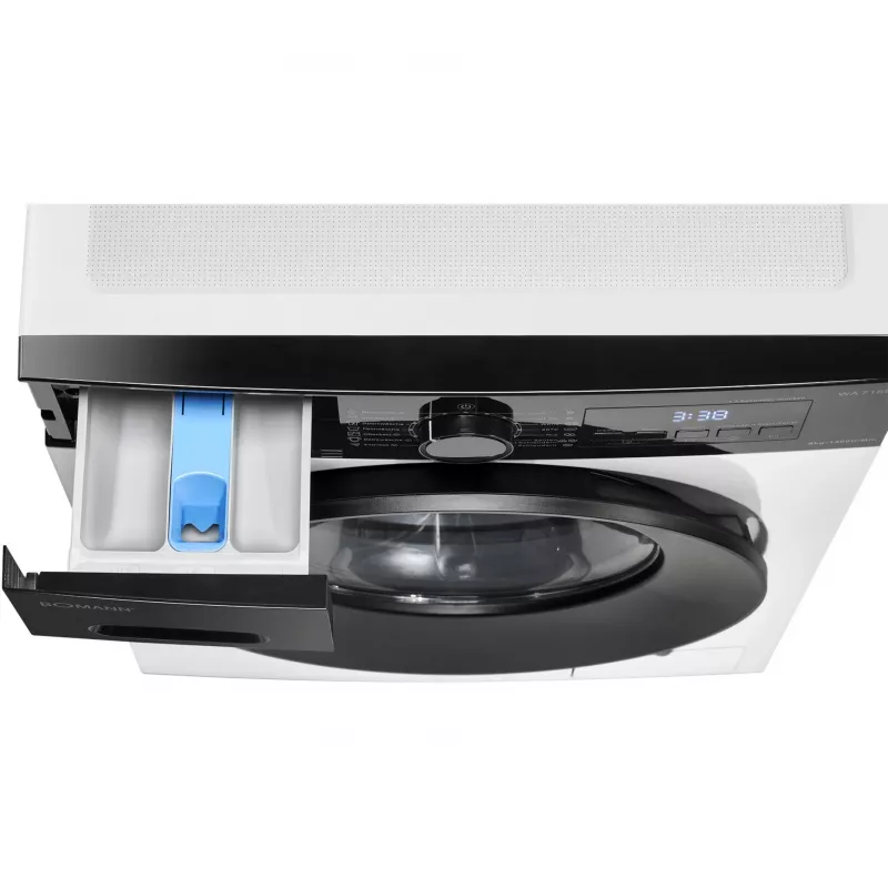 BOMANN WA 7188 Máquina de waffles, branco/preto