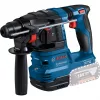 Bosch 18V Professional Conjunto Martelo perfurador GBH 18V-22 + Berbequim aparafusador GSR 18V-45 - (azul/preto, 2x bateria Li-Ion 4.0Ah, broca para martelo e conjunto de pontas, bolsa de ferramentas) (0615V0003D)