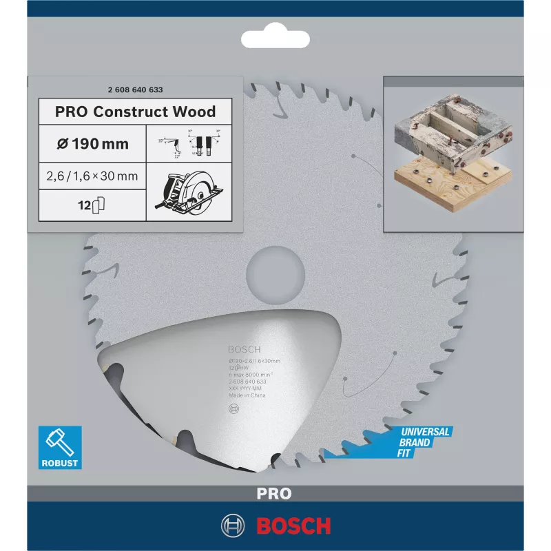 Bosch 2608640633 Expert for Wood Disco de serra 305 mm 60 dentes
