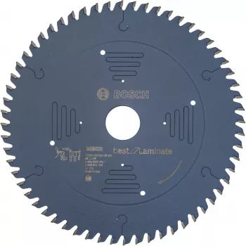 Bosch 2608642133 Optiline Wood Disco de serra circular 216 mm 60 dentes HLTCG para laminado