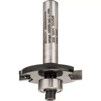 Bosch Accessories 2608628403 Fresa de ranhurar de metal duro, 32 mm de diâmetro de corte, 8 mm de haste, 51 mm de comprimento