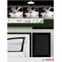 Bosch Accessories 2609256C47 Conjunto de lixa manual, grão 240/400/600, 230 x 280 mm, 1 conjunto