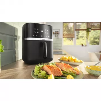 Fritadeira de ar BOSCH MAF462B0 Series 4 (preta, 2050 W, cesto 6,1 L)