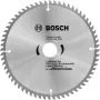 Lâmina de serra para alumínio BOSCH 210x30mm 64 dentes ECO