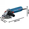 Bosch rebarbadora GWS 12-125 Professional + disco de corte diamantado azul 1.200 W (06013A6102)
