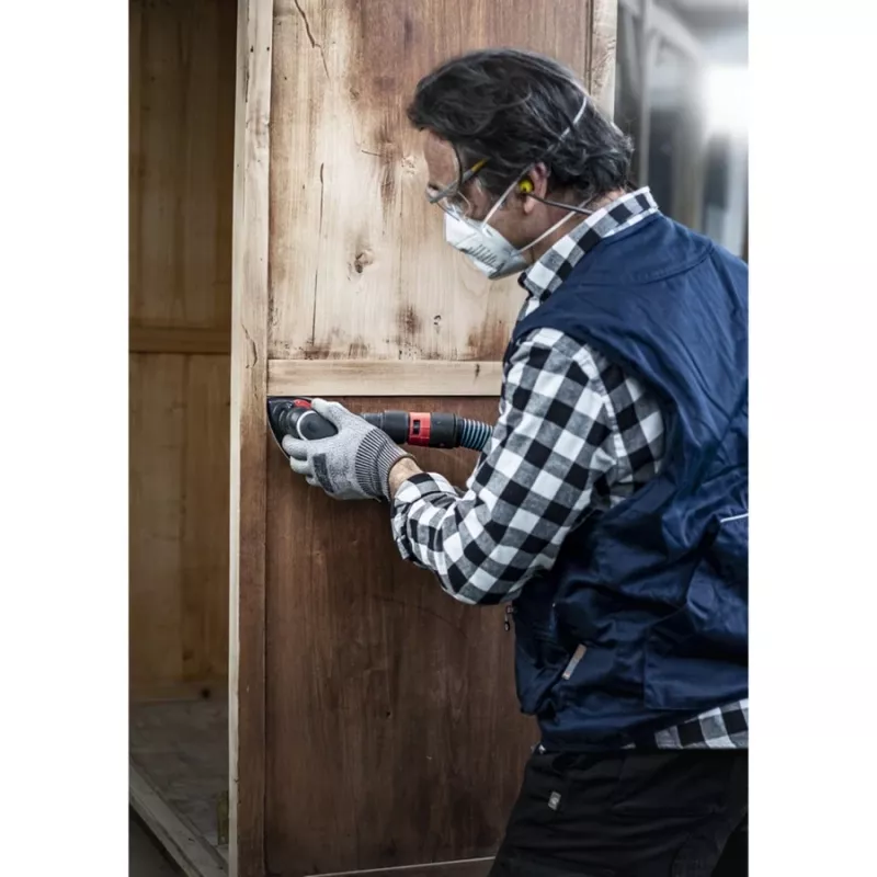 Bosch EXPERT C470 folha de lixa triangular 93x93mm grão 40, pack de 50 para lixadora delta 2608900926
