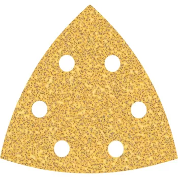 Bosch EXPERT C470 folha de lixa triangular 93x93mm grão 40, pack de 50 para lixadora delta 2608900926
