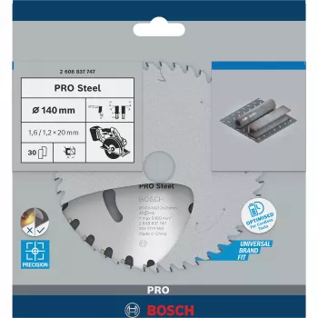 Lâmina de serra circular Bosch Expert for Wood 140 x 20 mm, 30 dentes, TCT, ATB, para serras circulares manuais 2608837747