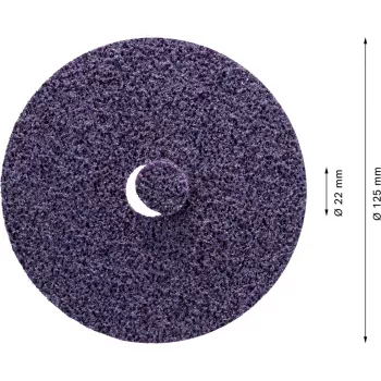Bosch Expert HD SCM N477 Disco de condicionamento de superfície, 125 mm, Extra Coarse, para aço inoxidável, metal não ferroso, chapa de aço, tinta sobre madeira