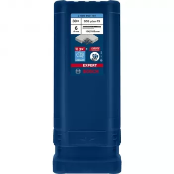 BOSCH EXPERT SDS plus-7X broca de martelo 6mm 100mm comprimento de trabalho conjunto de 30 peças