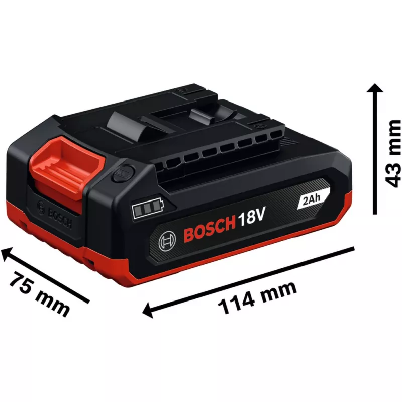 Bosch GBA18V-20 bateria de iões de lítio 18V 2.0Ah com COOLPACK