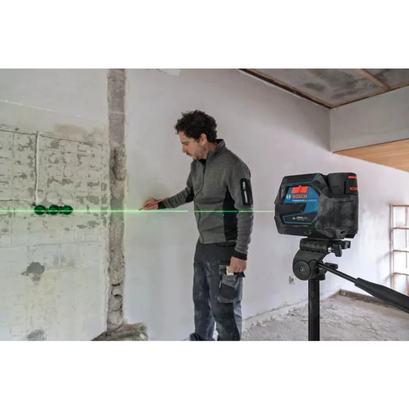 Bosch GCL 12V-50-22 CG Professional Conjunto de laser combinado com suporte RM 20, tripé BT 150, bateria 2,0Ah, carregador e L-BOXX 0601066S01