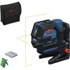 Bosch GCL 12V-50-22 CG Professional laser combinado sem fios (azul/preto, linhas laser verdes e pontos de prumo, incl. suporte rotativo RM 20)