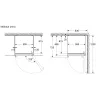 Bosch GSN36VCCG Congelador vertical, NoFrost, 242 L, classe energética E, aspeto inox