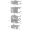 Bosch GSN36VCCG Congelador vertical, NoFrost, 242 L, classe energética E, aspeto inox