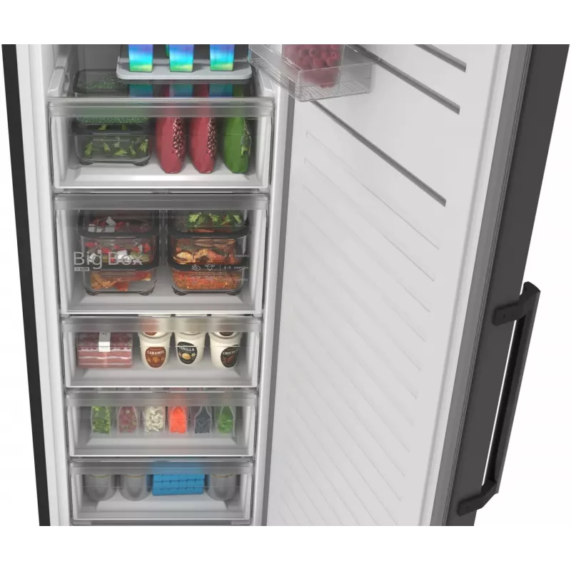 Bosch GSN36VCCG Congelador vertical, NoFrost, 242 L, classe energética E, aspeto inox