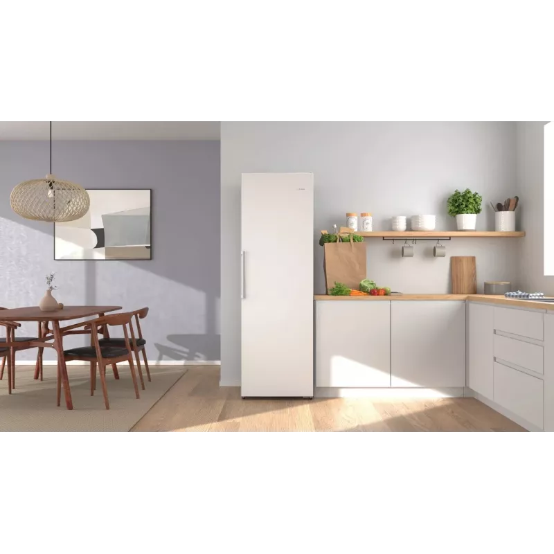 Congelador vertical Bosch GSN36VWDG, 242L NoFrost, classe energética D, branco